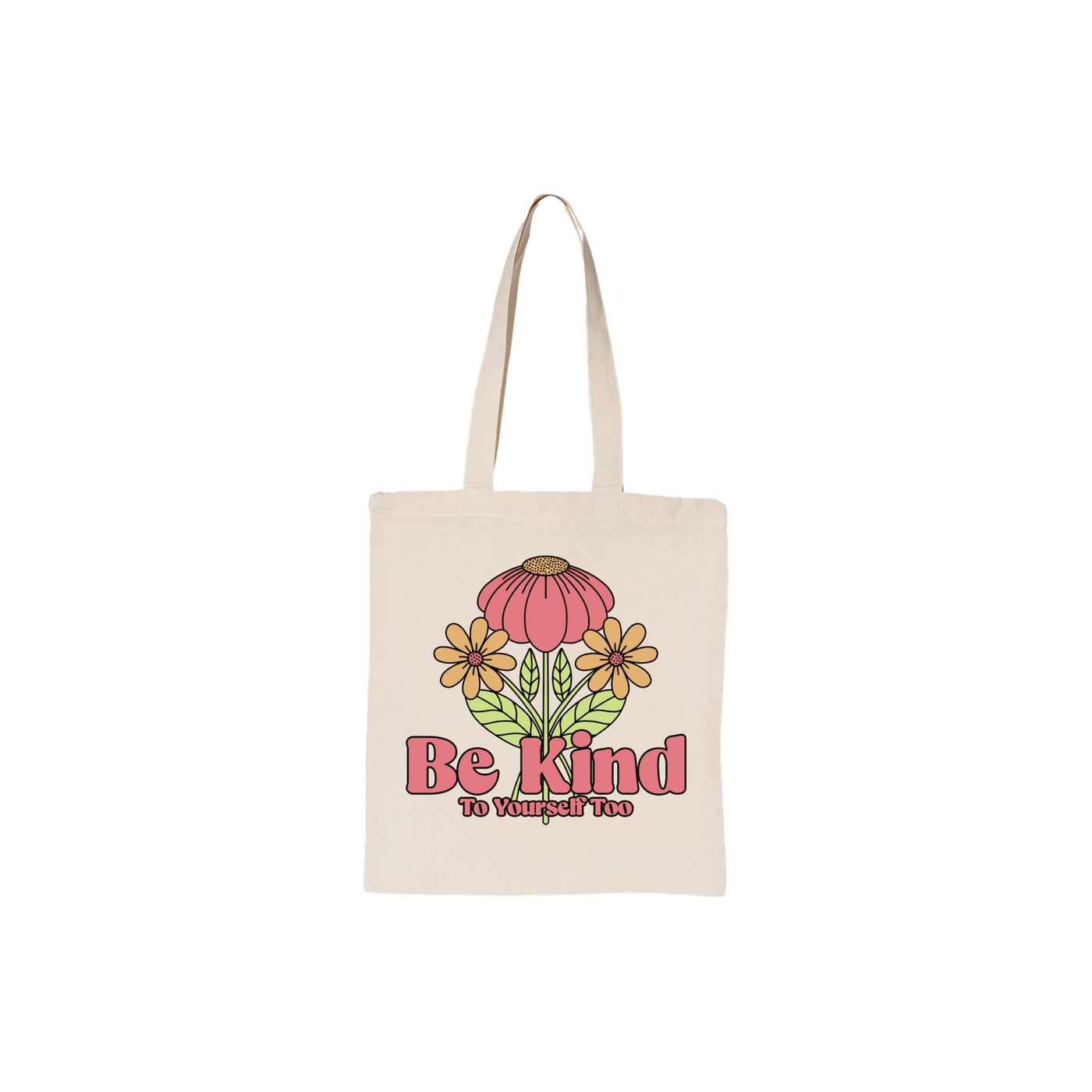 Be Kind Flower Tote Bag