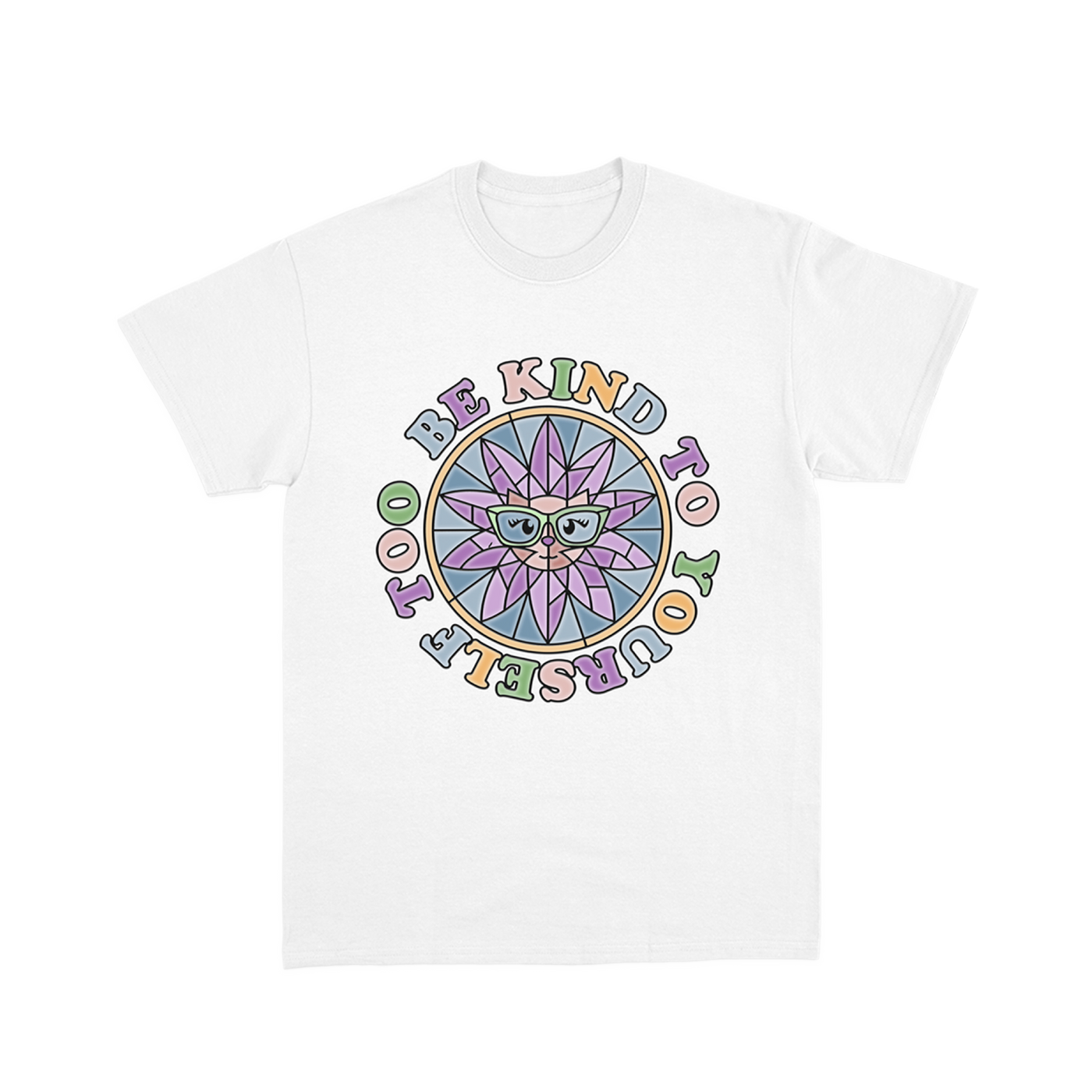 Stained Glass White Tee