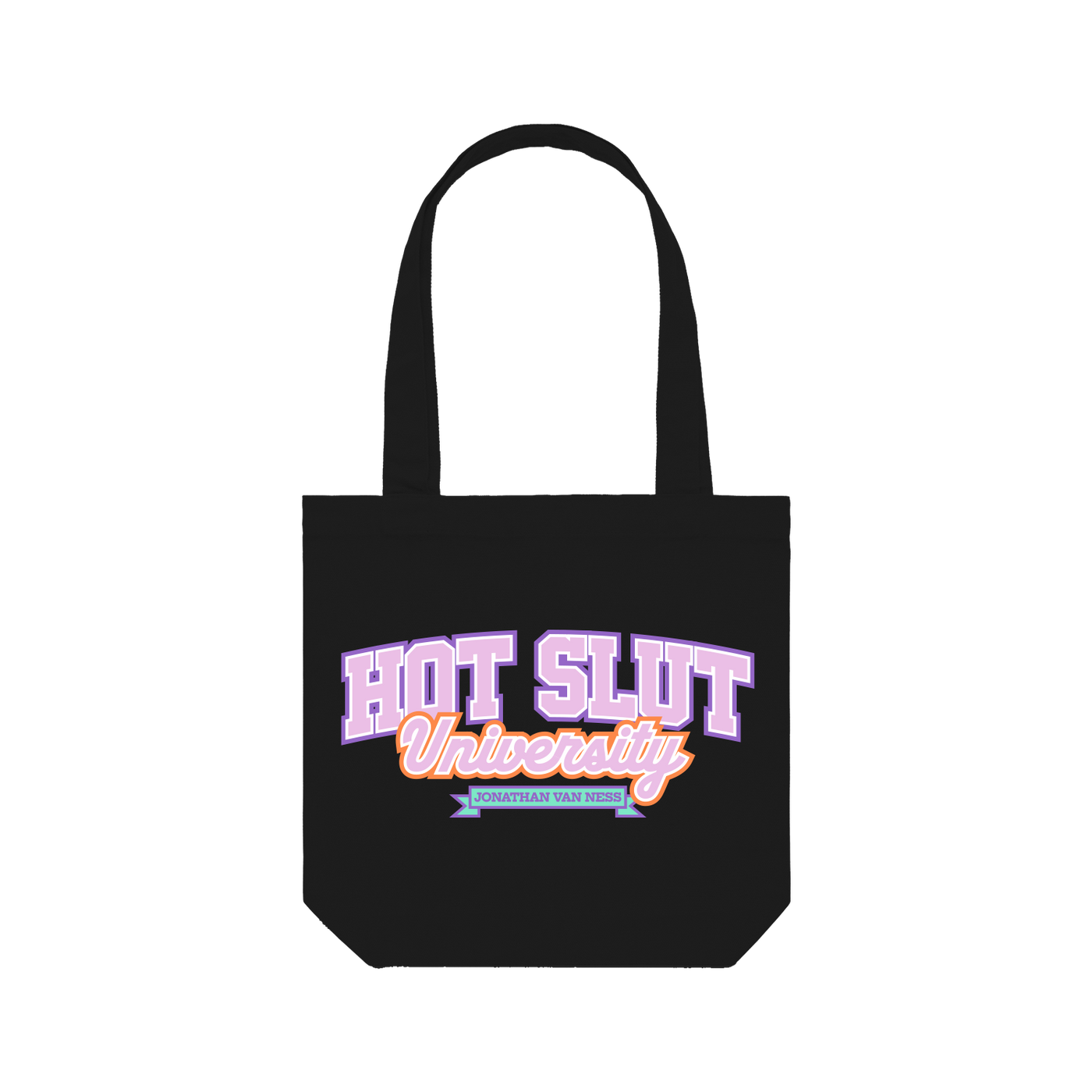 Hot Slut University Black Tote Bag