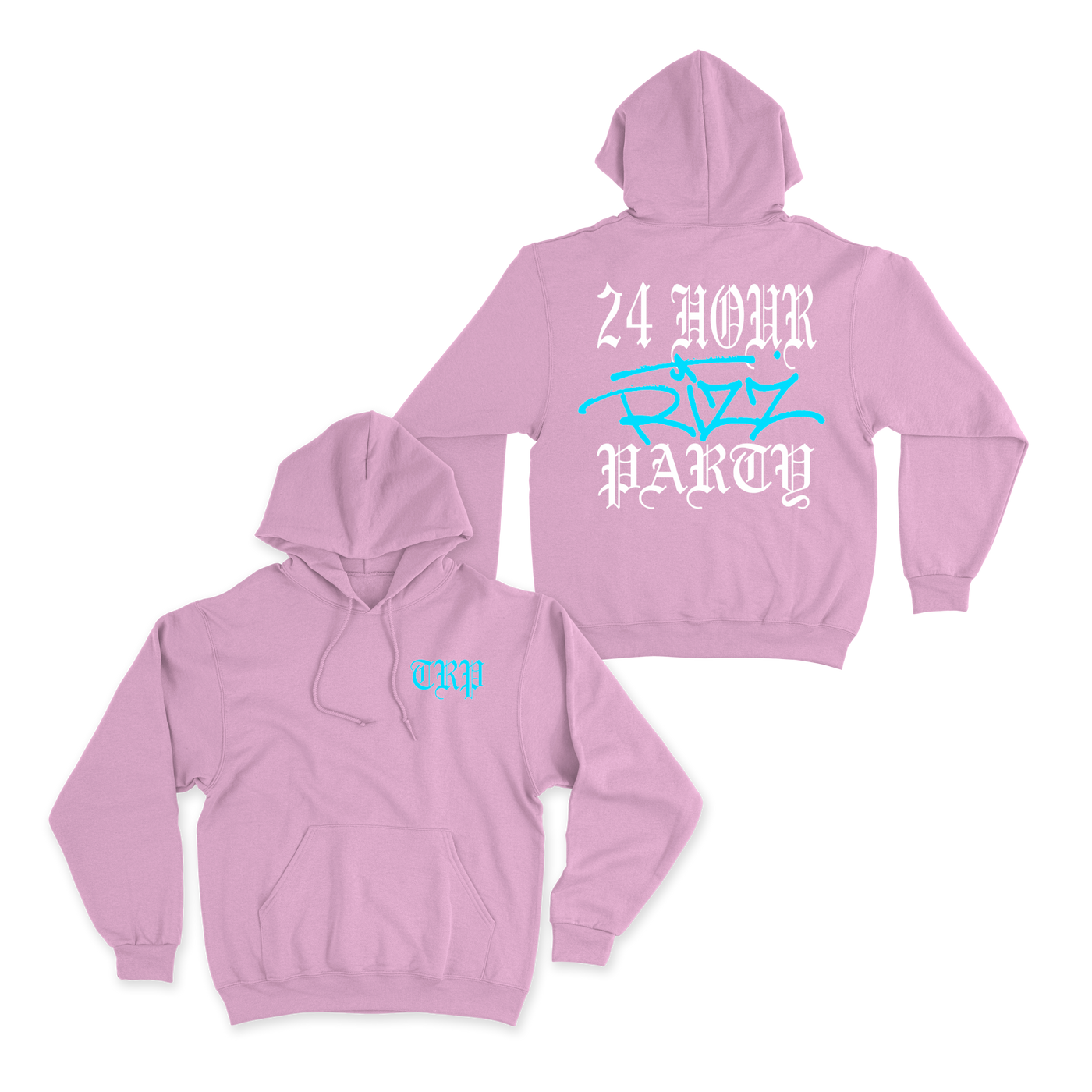 Rizz Party Pink Hoodie